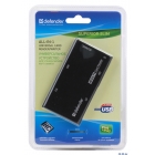 Кардридер DEFENDER SUPERIOR SLIM USB 2.0, универсальный, черный (1/20)